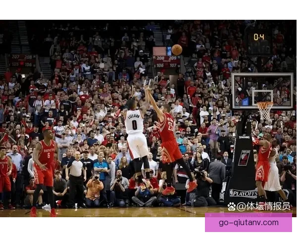 波特兰开拓者险胜休斯顿火箭以103比102逆转胜利
